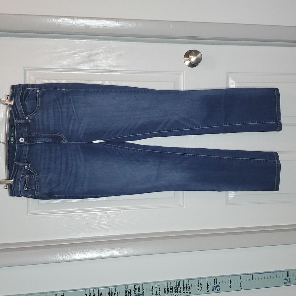 Lauren Ralph Lauren Premier Straight Mid Rise Jeans SZ 10 - Picture 7 of 7